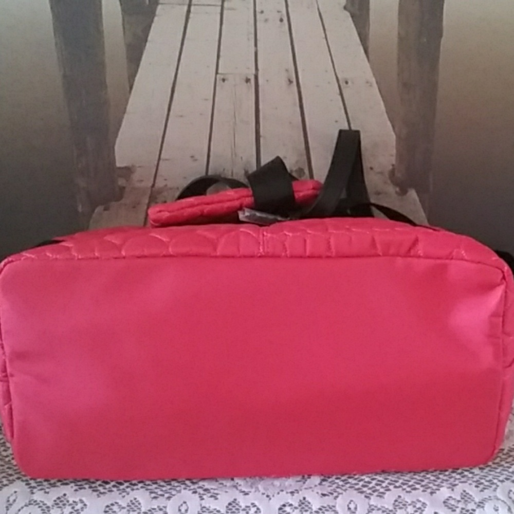 Betsey Johnson Large 3 Compartment Tote - Picture 7 of 7